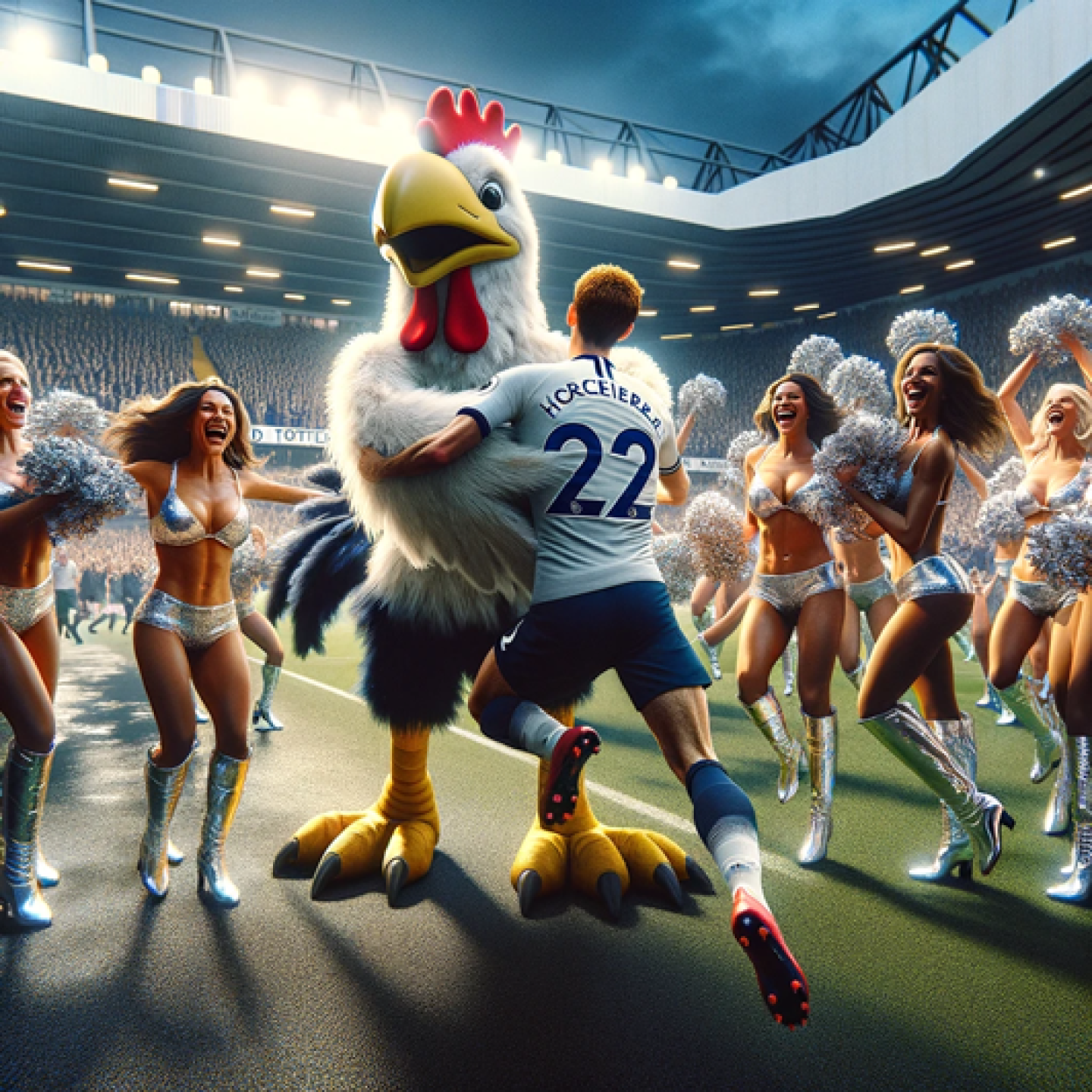 Spurs with Cockerel